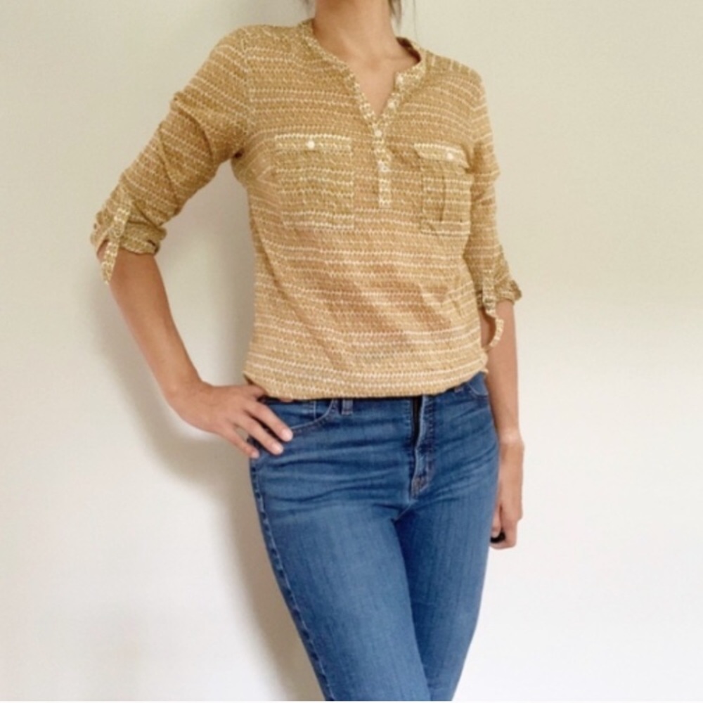 Anthropologie Holding Horses Tulipanes Blouse